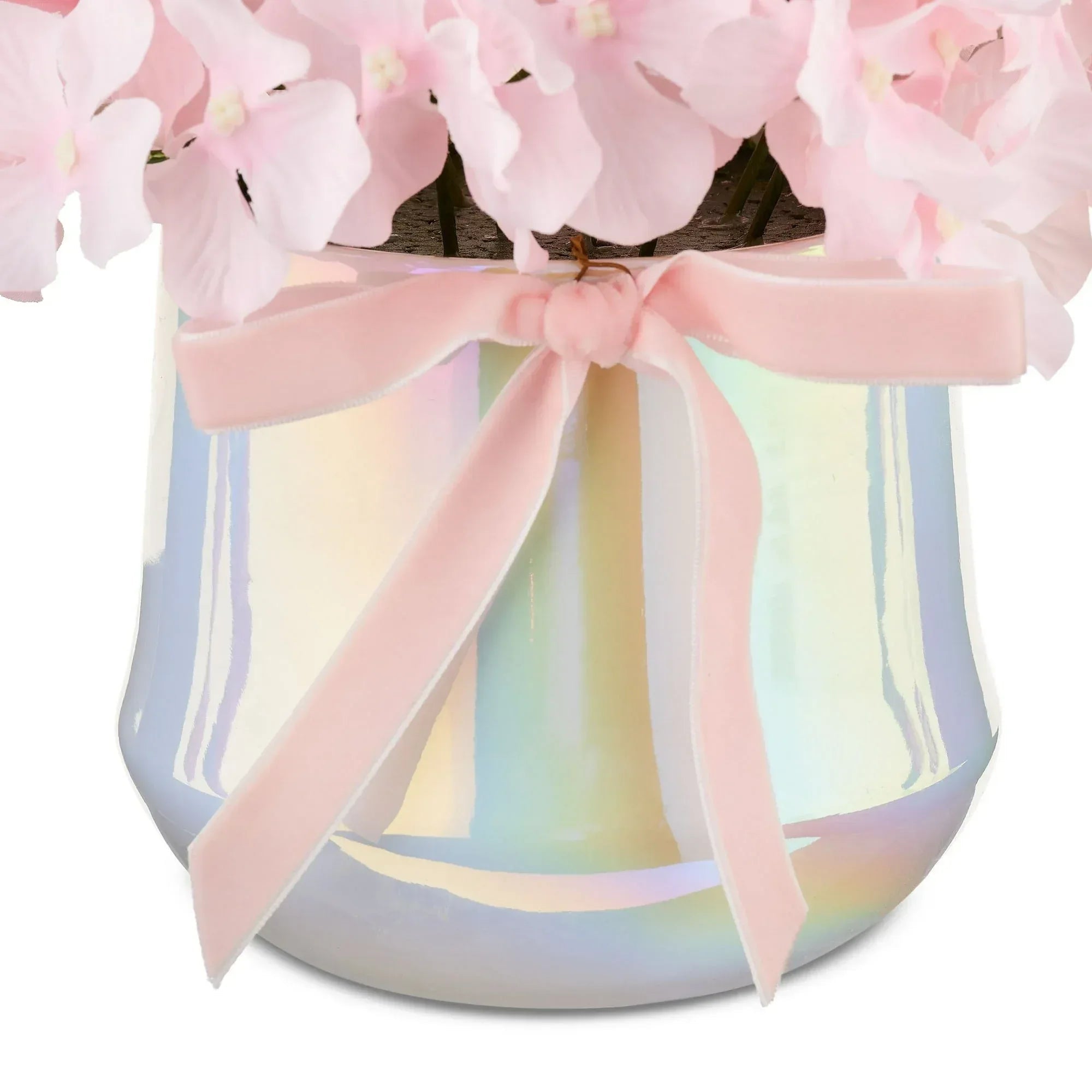 Hydrangea Floral Pot, Pink, 8", Valentine's Day by Way To Celebrate