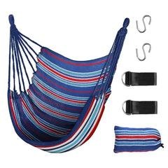 FGY Hammock Chair Swing Portable Canvas Camping Hanging Seat for Outdoor Indoor - USA MEGA SHOP
