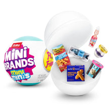 Mini grocery capsule with ZURU Mini Brands logo and small food package pieces