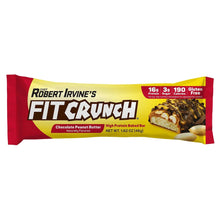 FITCRUNCH protein bar wrapper, chocolate peanut butter flavor, ready-to-eat