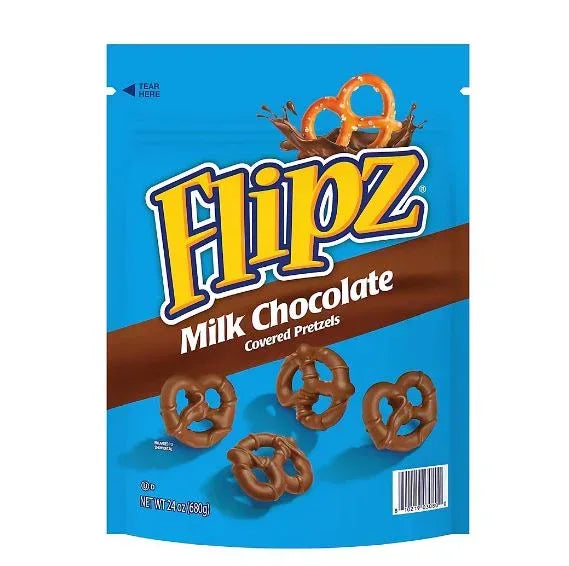 Flipz Milk Chocolate Covered Pretzels 24oz