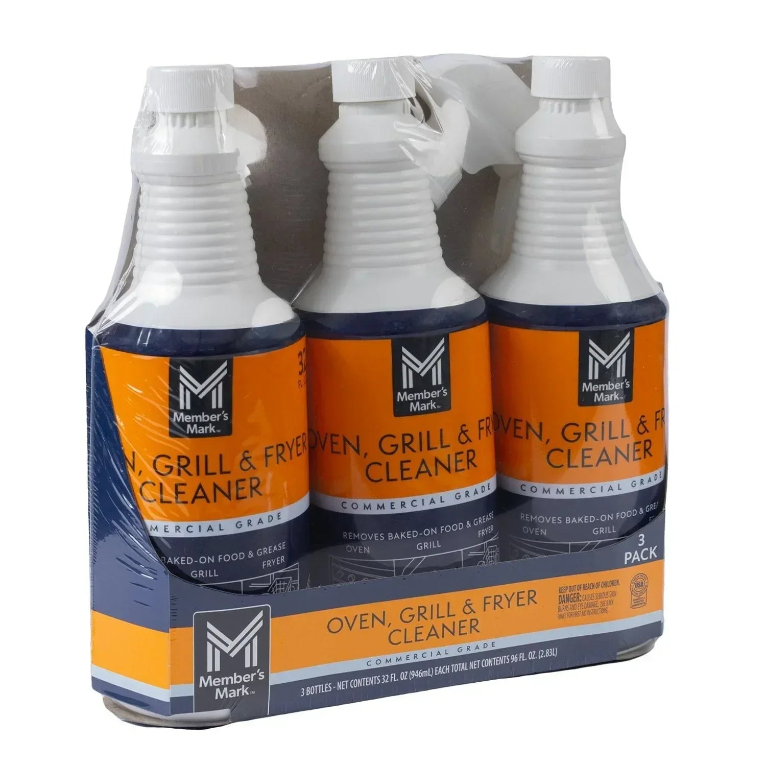 Member's Mark Commercial Oven, Grill and Fryer Cleaner 32 oz., 3 pk.
