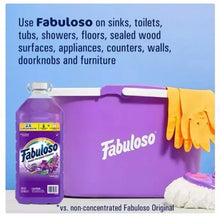 Lavender multi-purpose cleaner bottle with Fabuloso label and 2X concentrated badge