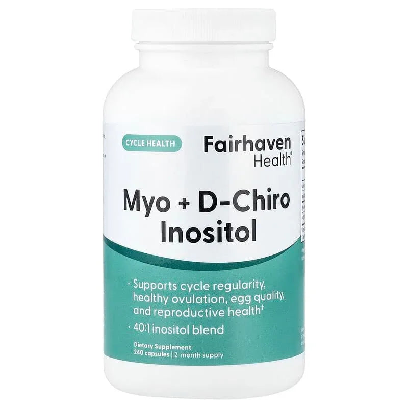 Fairhaven Health, Myo + D-Chiro Inositol, Capsules