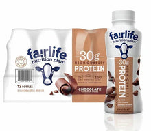 fairlife nutrition plan protein shake, 30g protein, chocolate, 11.5 fl oz, 12-pack