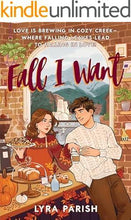Paperback romance novel with illustrated couple and autumn cafe scene on cover