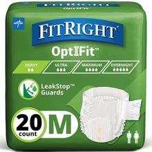 Adult incontinence briefs with tabs, Leak-stop Guards, heavy absorbency, 20-count pack