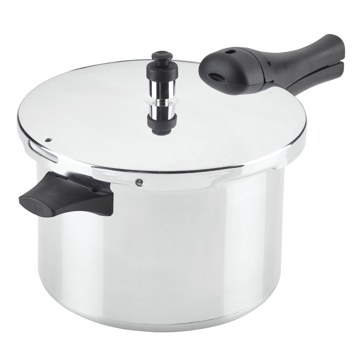 Farberware Pressure Cooker 6 Quart Aluminum Stovetop Pressure Cooker, Induction Compatible, Metal Utensil Safe, Silver