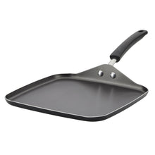 11-inch nonstick griddle pan, black with riveted handle
