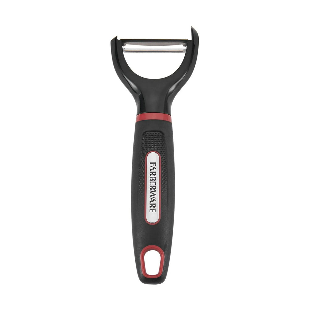 Farberware Soft Grips Stainless Steel Y Peeler in Black - USA MEGA SHOP