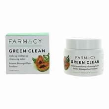 Farmacy Green Clean cleansing balm jar and small box, both with green label
