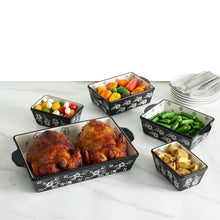 Farmhouse Floral 5-piece Oven to Table Set