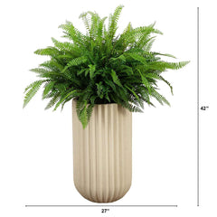 Faux 42‚Äù Fern in Planter - USA MEGA SHOP