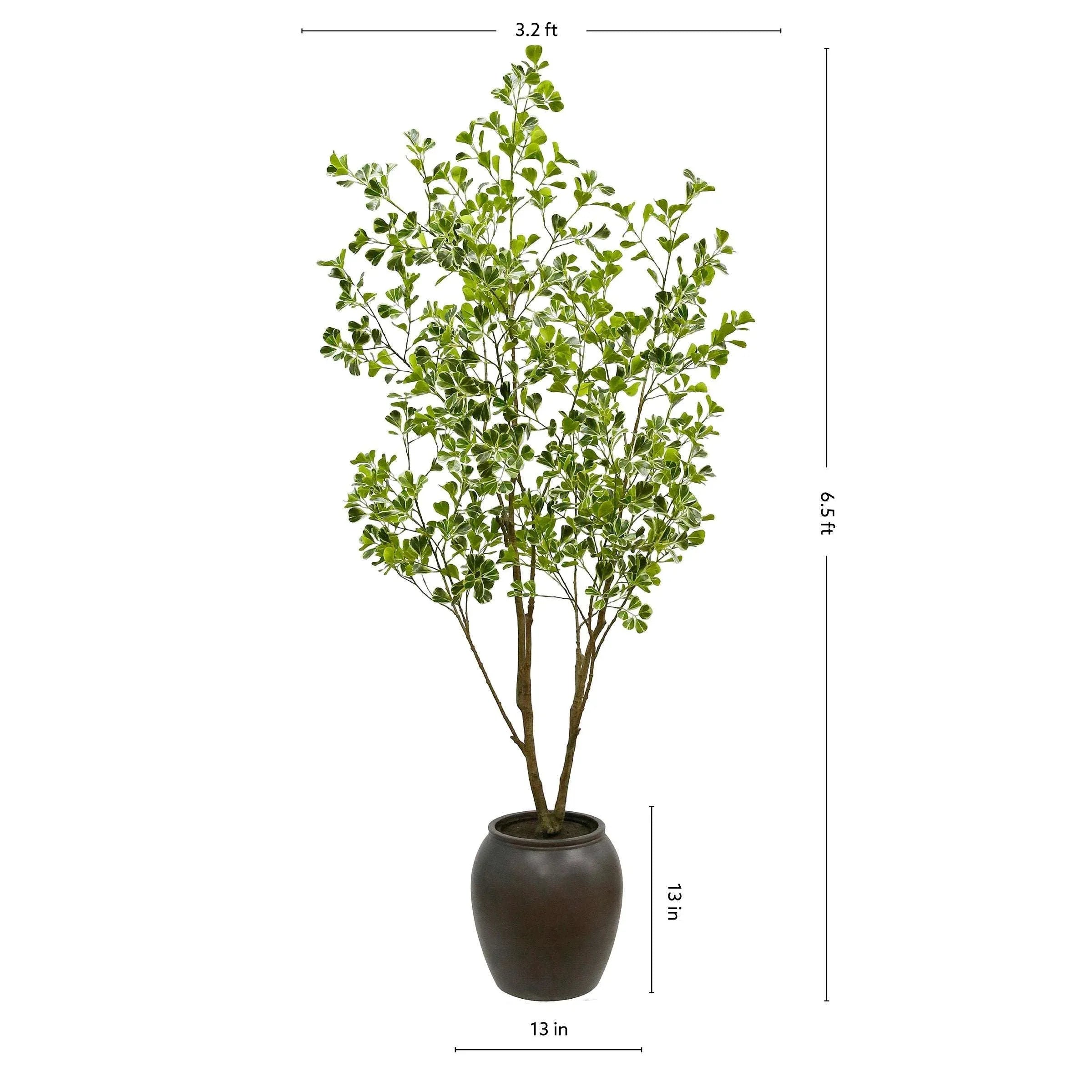 Faux 6.5' Ficus Tree - USA MEGA SHOP