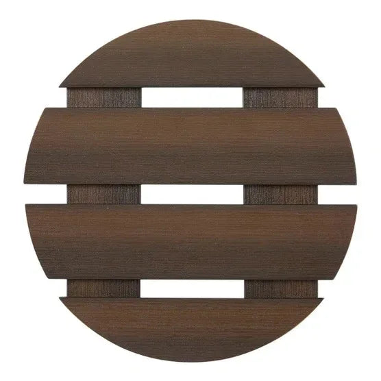 Faux Wood Plant Caddy, 2-pack