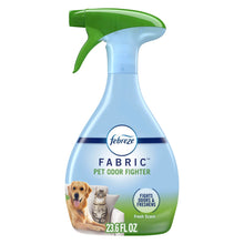 Febreze Fabric spray bottle with green trigger, pet odor fighter, 23.6 fl oz