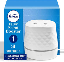 Febreze Plug Scent Booster oil warmer with white dome and two top openings