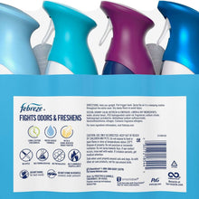 Febreze Air Effects air freshener spray bottle box back with directions panel and barcode