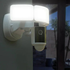 Feit Electric 5,000 Lumens Flood Light with Smart Dual Lens Panoramic Camera