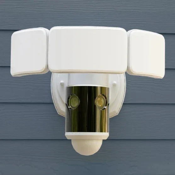 Feit Electric 5,000 Lumens Flood Light with Smart Dual Lens Panoramic Camera