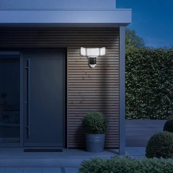 Feit Electric 5,000 Lumens Flood Light with Smart Dual Lens Panoramic Camera