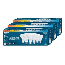 Feit LED BR30 bulb retail box, 6-pack with multiple CCT color options