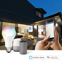 Smart Wi-Fi LED bulb with color-changing glow and E26 screw base