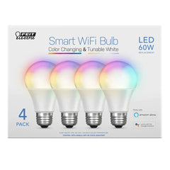 Feit Electric Wi-Fi Smart Bulbs, 4-pack
