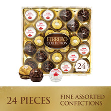 Ferrero Collection gourmet gift box with assorted chocolate truffles in a square tray