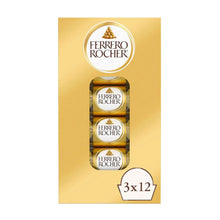 Ferrero Rocher 3x12 milk chocolate hazelnut candy multipack box