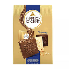 Ferrero Rocher Assorted Chocolate Hazelnut Squares, 16.7 oz.