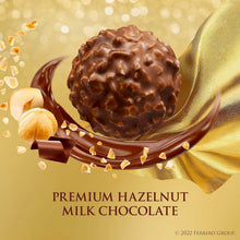 Premium hazelnut milk chocolate candy with hazelnut pieces