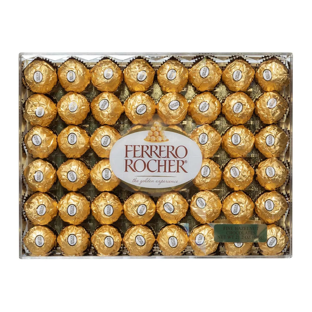 Ferrero Rocher Premium Milk Chocolate Hazelnut, 48 ct. - USA MEGA SHOP