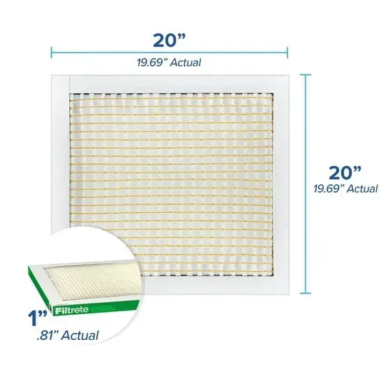 Filtrete Air Filter 1”, MPR 700 MERV 8, Dust, Pollen and Pet Dander Filter, 8-pack