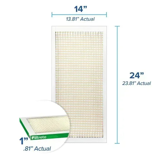 Filtrete Air Filter 1”, MPR 700 MERV 8, Dust, Pollen and Pet Dander Filter, 8-pack