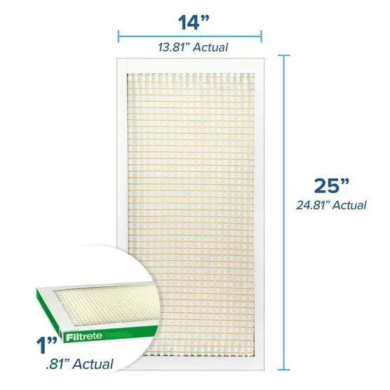 Filtrete Air Filter 1”, MPR 700 MERV 8, Dust, Pollen and Pet Dander Filter, 8-pack