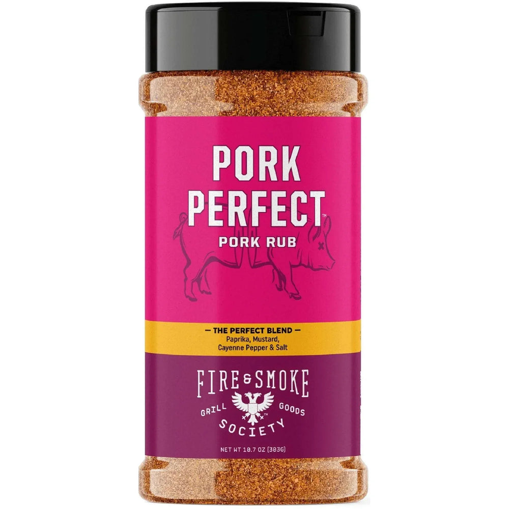 Fire & Smoke Society Pork Perfect Spice Blend, BBQ Seasoning, 10.7 Ounce Mixed Spices & Seasonings - USA MEGA SHOP
