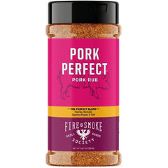 Fire & Smoke Society Pork Perfect Spice Blend, BBQ Seasoning, 10.7 Ounce Mixed Spices & Seasonings