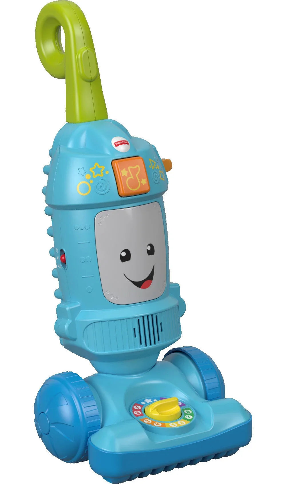Fisher-Price Laugh & Learn Light-Up Learning Vacuum Electronic Toddler Plastic Push Toy