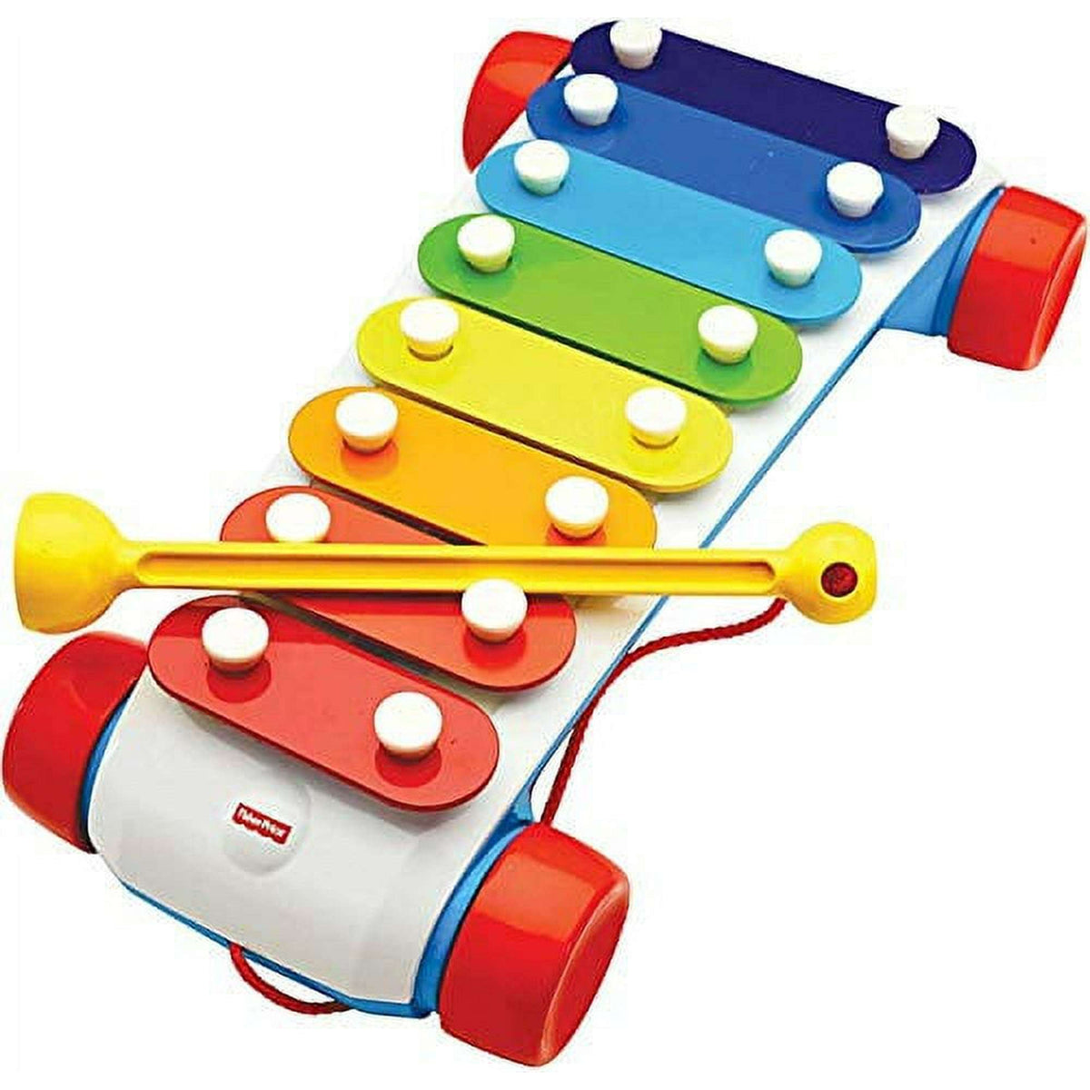 Fisher-Price Classic Xylophone Pull Toy, 8 Colorful Keys, Musical Instrument for Toddlers