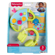 Fisher-Price Level-up Little Gamer gift set box with headset and rattle toys