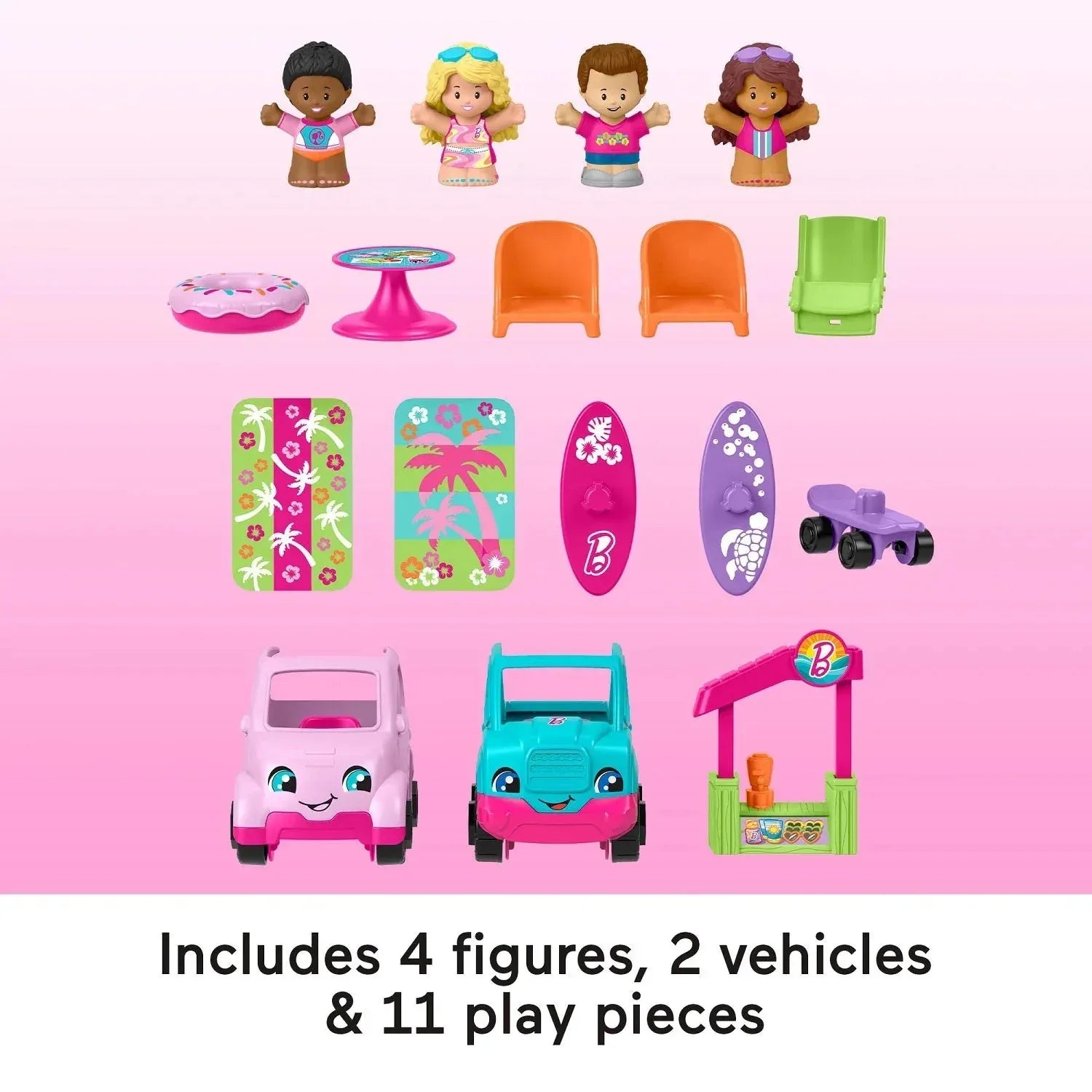 Fisher-Price Little People Barbie Beach House Playset - USA MEGA SHOP