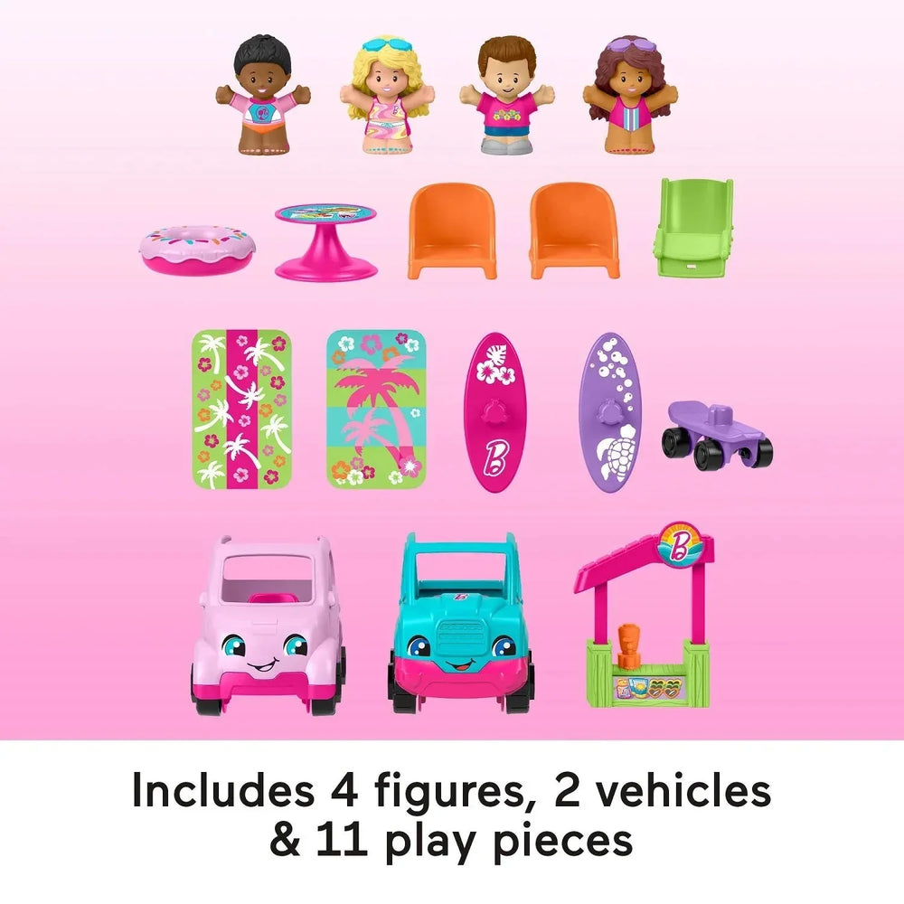 Fisher-Price Little People Barbie Beach House Playset - USA MEGA SHOP