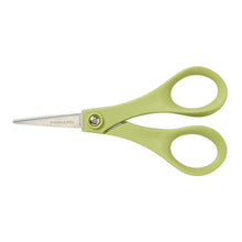 Fiskars green general-purpose scissors with rounded finger loops and stainless blades