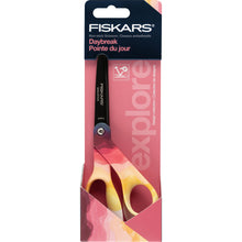 Fiskars Daybreak non-stick scrapbook scissors package