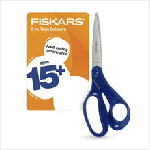 Fiskars blue pointed scissors with finger loops