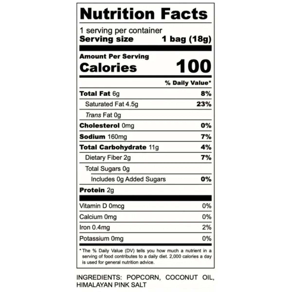 FitPop Popcorn Snack Bags, 0.65 oz, 40-count - USA MEGA SHOP
