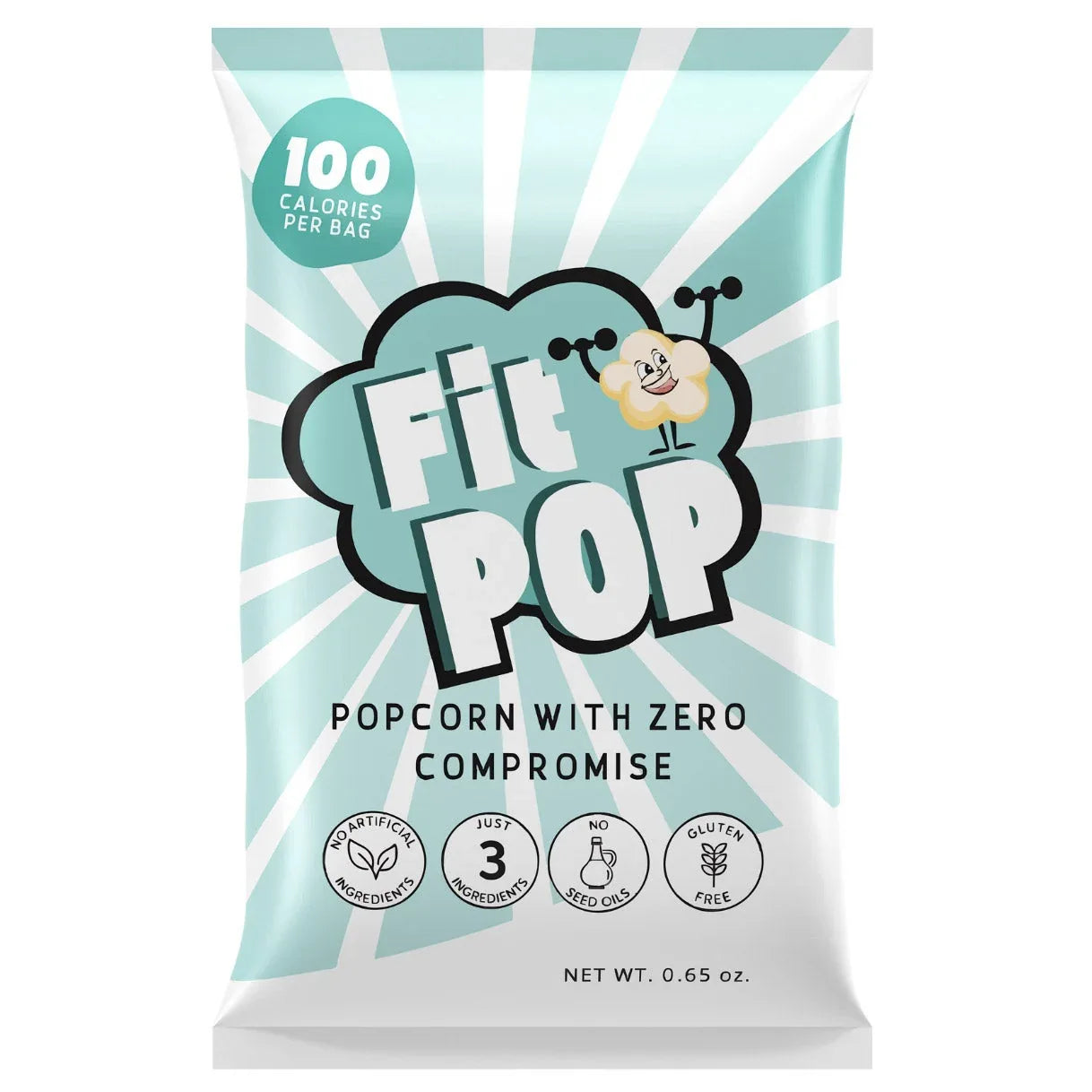 FitPop Popcorn Snack Bags, 0.65 oz, 40-count - USA MEGA SHOP