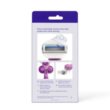 Packaging for razor moisture bar cartridges and fig purple shower holder