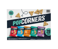 5 Flavor Variety Pack Popped Corn Chips Snacks, 1 oz., 28 count
